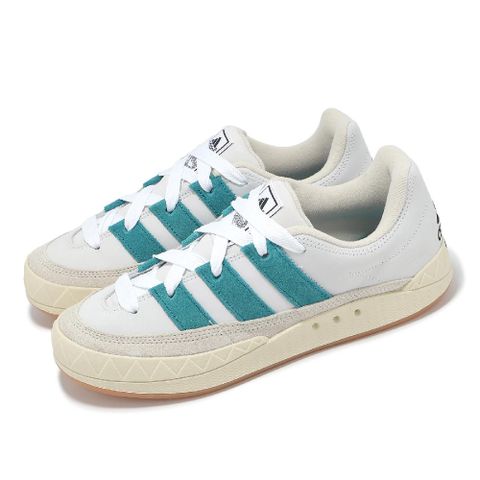 ADIDAS 愛迪達 adidas 愛迪達 休閒鞋 Adimatic 男鞋 女鞋 米白 綠 復古 麂皮 三葉草 ID3935