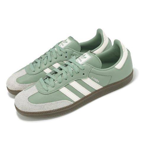 ADIDAS 愛迪達 adidas 愛迪達 德訓鞋 Samba OG 男鞋 女鞋 綠 灰 粉筆白 復古 休閒鞋 JI1866