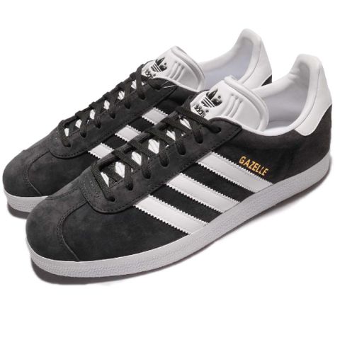 ADIDAS 愛迪達 adidas 愛迪達 休閒鞋 Gazelle 男鞋 女鞋 深灰 白 麂皮 復古 三葉草 BB5480