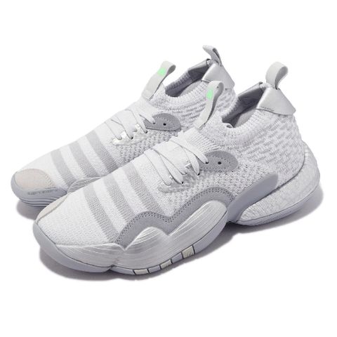 ADIDAS 愛迪達 adidas 愛迪達 籃球鞋 Trae Young 2.0 男鞋 灰 銀 崔楊 針織 襪套 Dash Grey HQ0997