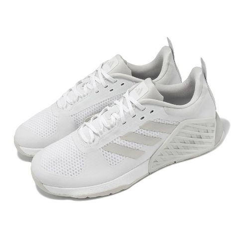 ADIDAS 愛迪達 adidas 愛迪達 訓練鞋 Dropset 2 Trainer 男鞋 女鞋 白 米白 支撐 緩衝 多功能 健身 運動鞋 ID4957