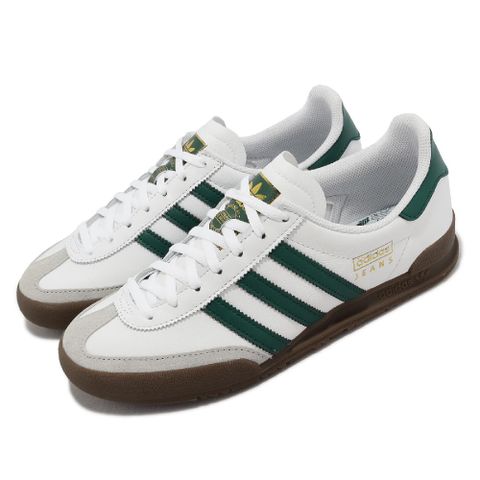 ADIDAS 愛迪達 adidas 愛迪達 休閒鞋 Jeans 男鞋 女鞋 白 綠 復古 皮革 情侶鞋 三葉草 GX4990