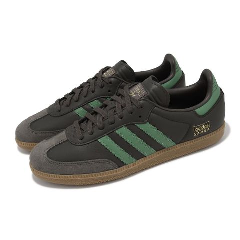 ADIDAS 愛迪達 adidas 愛迪達 休閒鞋 Samba OG 男鞋 棕 綠 皮革 麂皮 德訓鞋 情侶鞋 IG6175