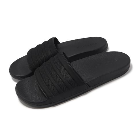 ADIDAS 愛迪達 拖鞋 Adilette Comfort 男鞋 女鞋 黑 一體式 止滑 快乾 涼拖鞋 ID3406