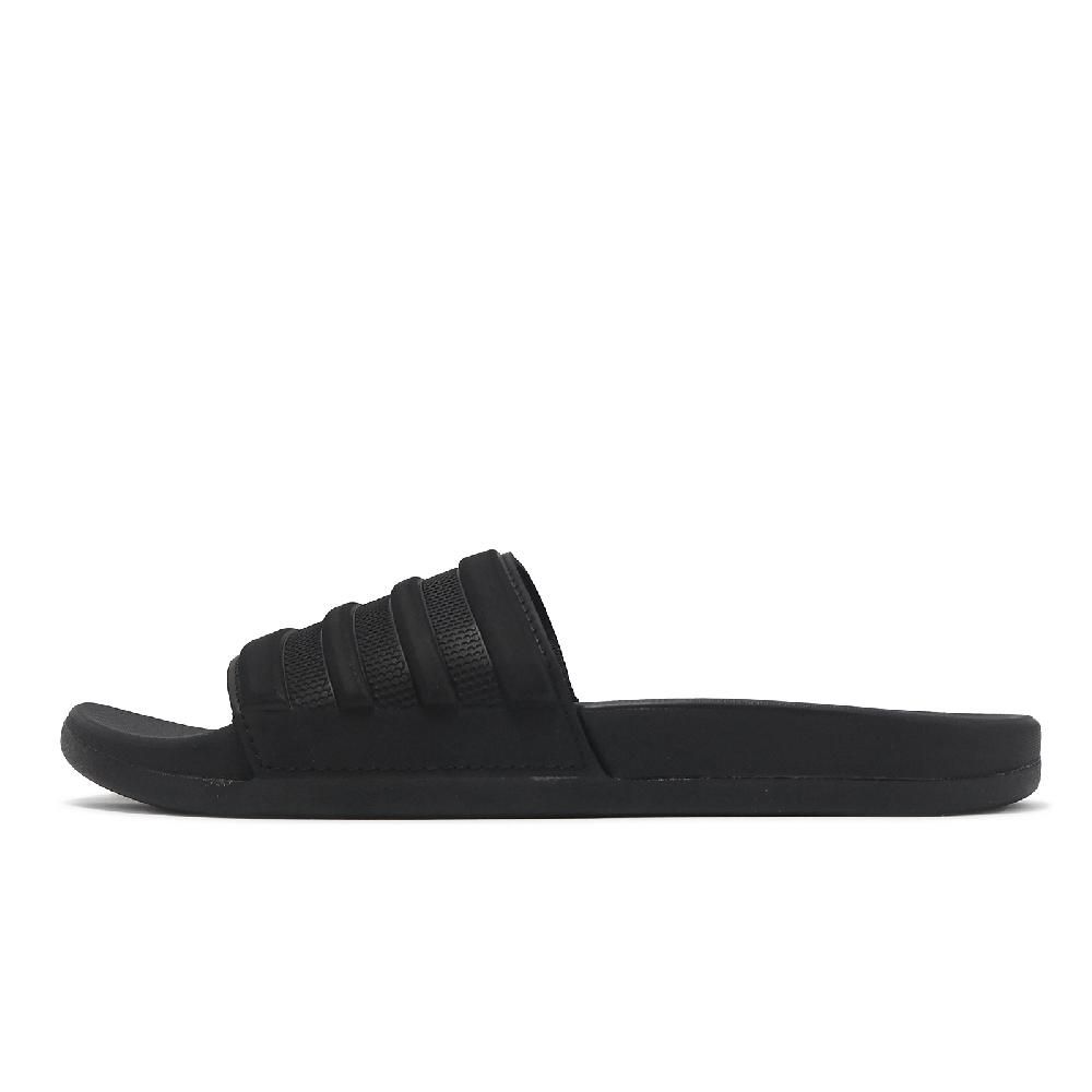 adidas 愛迪達 拖鞋 Adilette Comfort 男鞋 女鞋 黑 一體式 止滑 快乾 涼拖鞋 ID3406