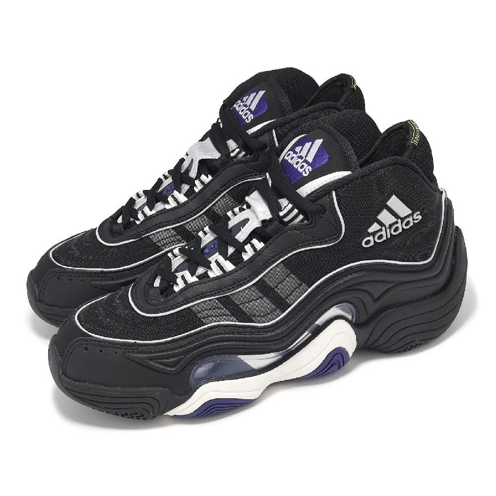 ADIDAS 愛迪達 adidas 愛迪達 籃球鞋 Crazy 98 男鞋 黑 白 Lakers Away 皮革 拼接 支撐 運動鞋 IG8341