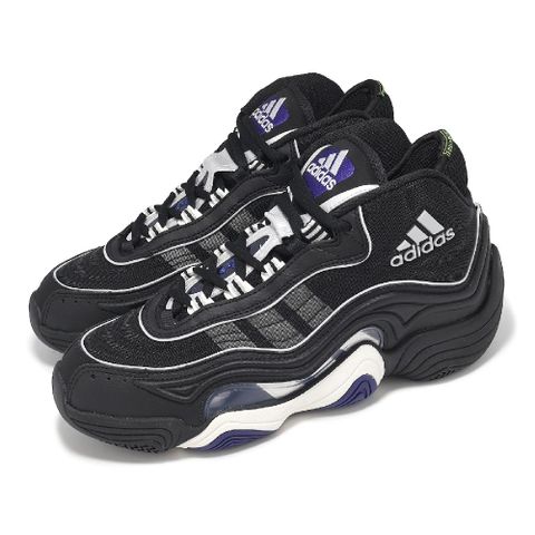 ADIDAS 愛迪達 adidas 愛迪達 籃球鞋 Crazy 98 男鞋 黑 白 Lakers Away 皮革 拼接 支撐 運動鞋 IG8341