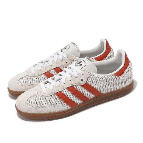 ADIDAS 愛迪達 adidas 愛迪達 休閒鞋 Samba OG 男鞋 白 紅 麂皮 德訓鞋 情侶鞋 IG1380