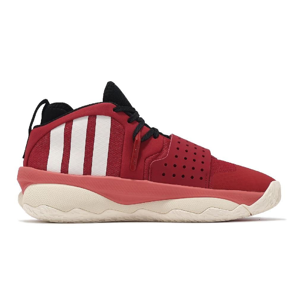 adidas 愛迪達 adidas 愛迪達 籃球鞋 Dame 8 EXTPLY 男鞋 紅 白 緩震 魔鬼氈 抓地 里拉德 運動鞋 IF1506