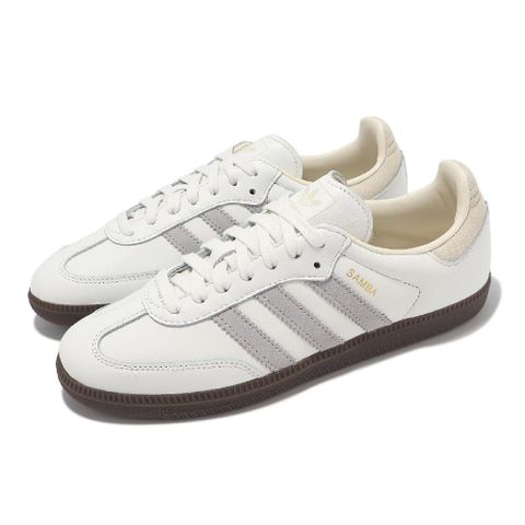 ADIDAS 愛迪達 adidas 愛迪達 德訓鞋 Samba OG 男鞋 女鞋 灰 白 休閒鞋 復古 焦糖底 IH4880