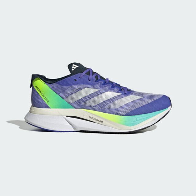 ADIDAS 愛迪達 Adidas Adizero Boston 12 M IF9211 男 慢跑鞋 運動 競速 跑鞋 避震 輕量 藍