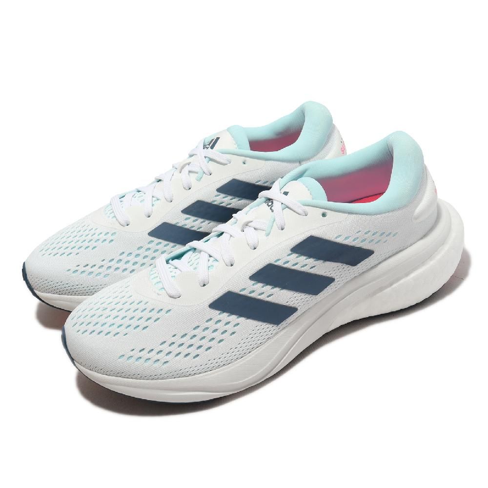 ADIDAS 愛迪達  慢跑鞋 Supernova 2 W 白 藍 女鞋 BOOST 緩震 運動鞋  GW9100