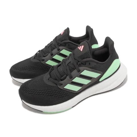 ADIDAS 愛迪達 慢跑鞋 Pureboost 22 W 女鞋 黑 薄荷綠 緩震 運動鞋  HQ8578