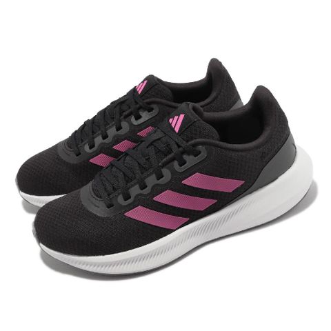 ADIDAS 愛迪達 慢跑鞋 Runfalcon 3.0 W 女鞋 黑 紫  運動鞋 路跑 HP7560