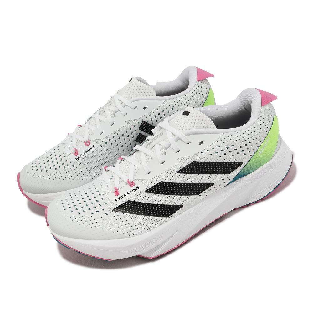 ADIDAS 愛迪達   慢跑鞋 Adizero SL W 女鞋 白 黑 緩震 透氣 運動鞋  HQ7232