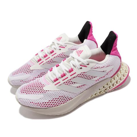 adidas 愛迪達 慢跑鞋 4DFWD Pulse W 白 粉紅 4D 中底 女鞋 運動鞋 Q46225