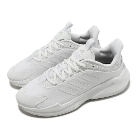 adidas 愛迪達 慢跑鞋 Alphaedge+ 白 全白 女鞋 緩震 Bounce 多功能 運動鞋 IF7285