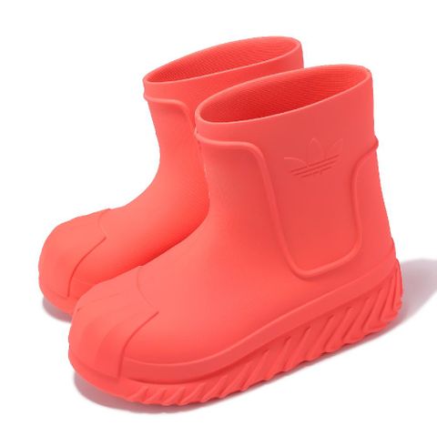 adidas 愛迪達 休閒鞋 Adifom Superstar Boot W 女鞋 紅 貝殼頭 厚底 雨鞋 膠鞋 IE0392