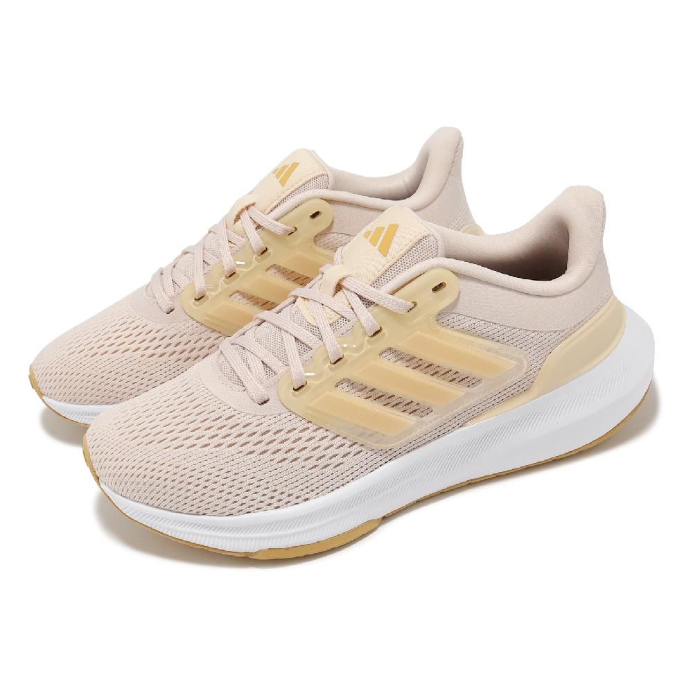 adidas 愛迪達   慢跑鞋 Ultrabounce W 女鞋 米白 黃 緩震 輕量 路跑 運動鞋 IE0727