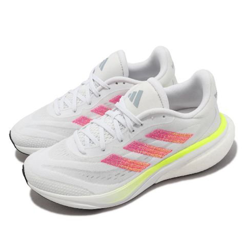 ADIDAS 愛迪達 慢跑鞋 Supernova 3 W 女鞋 白 粉 運動鞋 緩衝 輕量 路跑 HQ1805