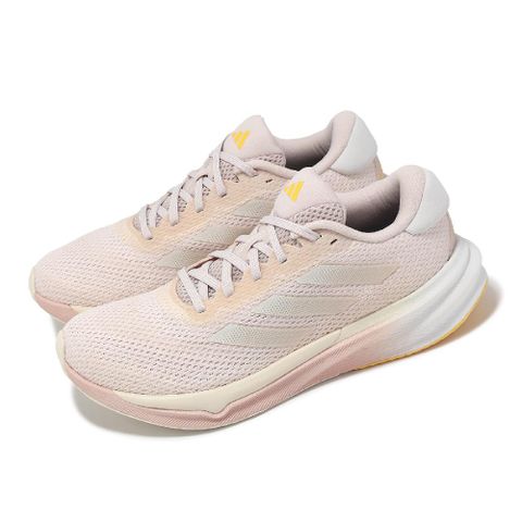 ADIDAS 愛迪達 慢跑鞋 Supernova Stride W 女鞋 粉 白 網布 透氣 緩衝 輕量 運動鞋 IE4624