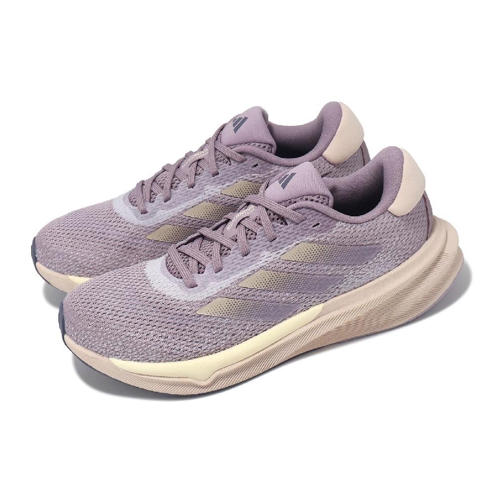 adidas 愛迪達   慢跑鞋 Supernova Stride W 女鞋 紫 米白 網布 輕量 緩衝 運動鞋 IG8291