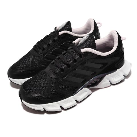 adidas 慢跑鞋 Climacool W 女鞋 黑 白 透氣 緩震 運動鞋 反光 愛迪達 GX5600