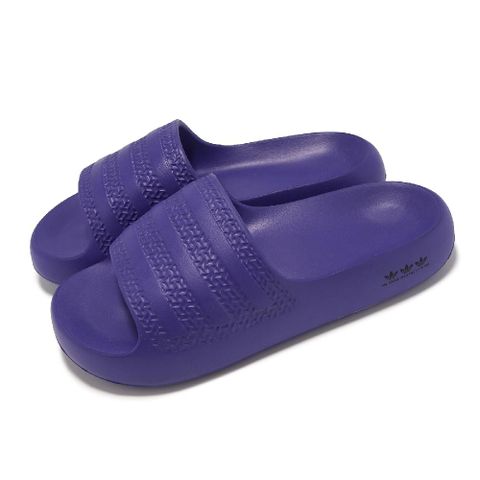 ADIDAS 愛迪達 涼拖鞋 Adilette Ayoon W 女鞋 紫 一體式 休閒鞋 拖鞋 IE5619