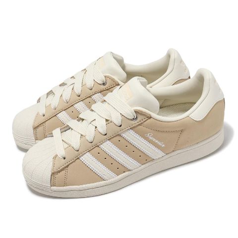 ADIDAS 愛迪達 休閒鞋 Superstar W 女鞋 白 米白 皮革 貝殼頭 三葉草 IE3039