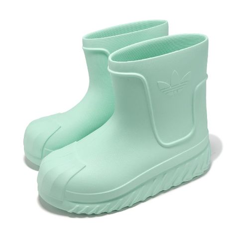 ADIDAS 愛迪達 厚底雨鞋 Adifom Superstar Boot W 女鞋 綠 貝殼頭 厚底 膠鞋 IE0391