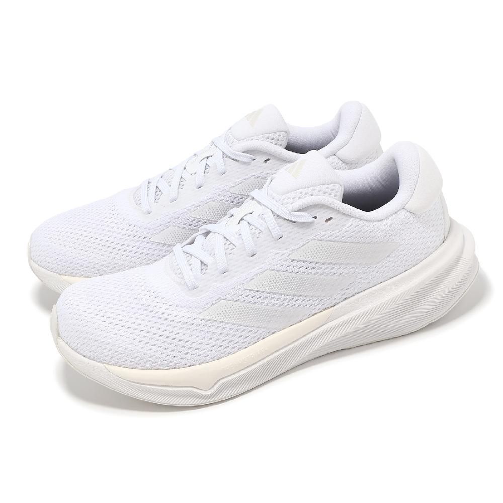 adidas 愛迪達   慢跑鞋 Supernova Stride W 女鞋 白 透氣 回彈 輕量 運動鞋 IG8293