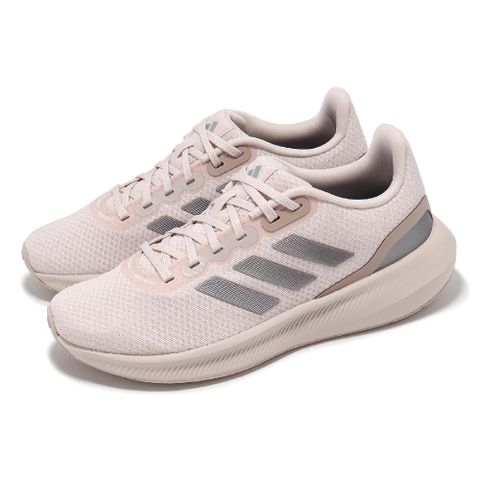 ADIDAS 愛迪達 慢跑鞋 Runfalcon 3.0 W 女鞋 象牙白 灰 緩衝 透氣 運動鞋 IE0744