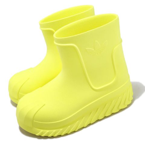 ADIDAS 愛迪達 雨鞋 Adifom Superstar Boot W 女鞋 黃 厚底 膠鞋 三葉草 貝殼頭 IG2682