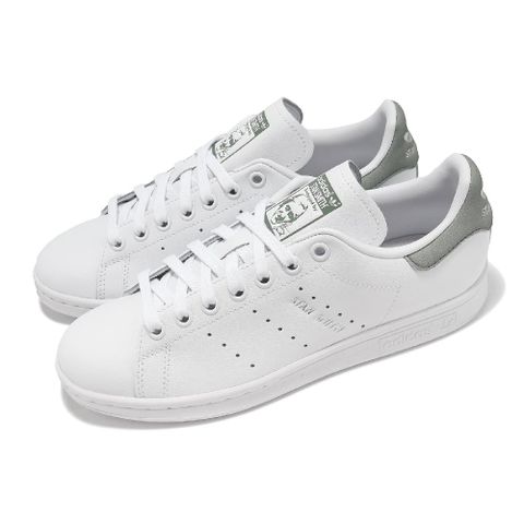 adidas 愛迪達 休閒鞋 Stan Smith W 女鞋 白 綠 皮革 史密斯 三葉草 ID5781