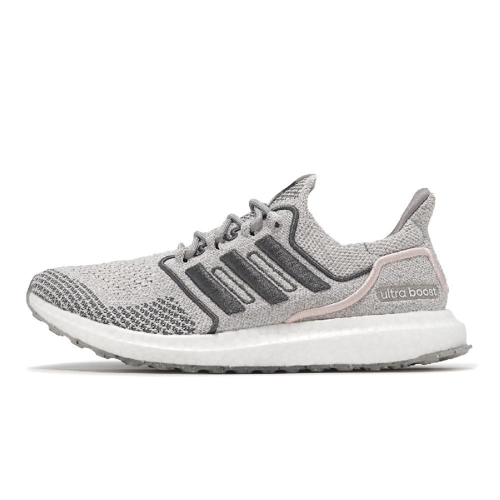 ADIDAS 愛迪達   慢跑鞋 Ultraboost 1.0 LCFP W 女鞋 灰 粉 緩衝 襪套 運動鞋 IF5275