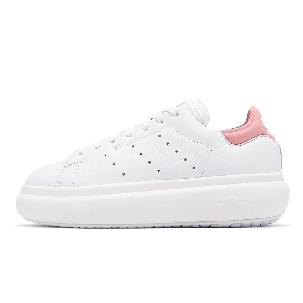 ADIDAS 愛迪達   休閒鞋 Stan Smith PF W 女鞋 白 粉 厚底 增高 史密斯 小白鞋 IF7013