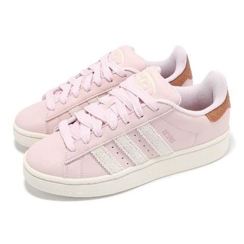 ADIDAS 愛迪達 休閒鞋 Campus 00s 女鞋 粉 白 三條紋 三線 Y2K 復古 IH3280