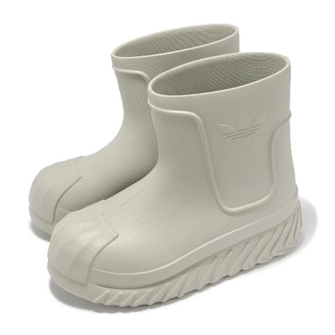 ADIDAS 愛迪達 厚底雨鞋 Adifom Superstar Boot W 女鞋 綠 膠鞋 增高 貝殼頭 休閒鞋 IE0387