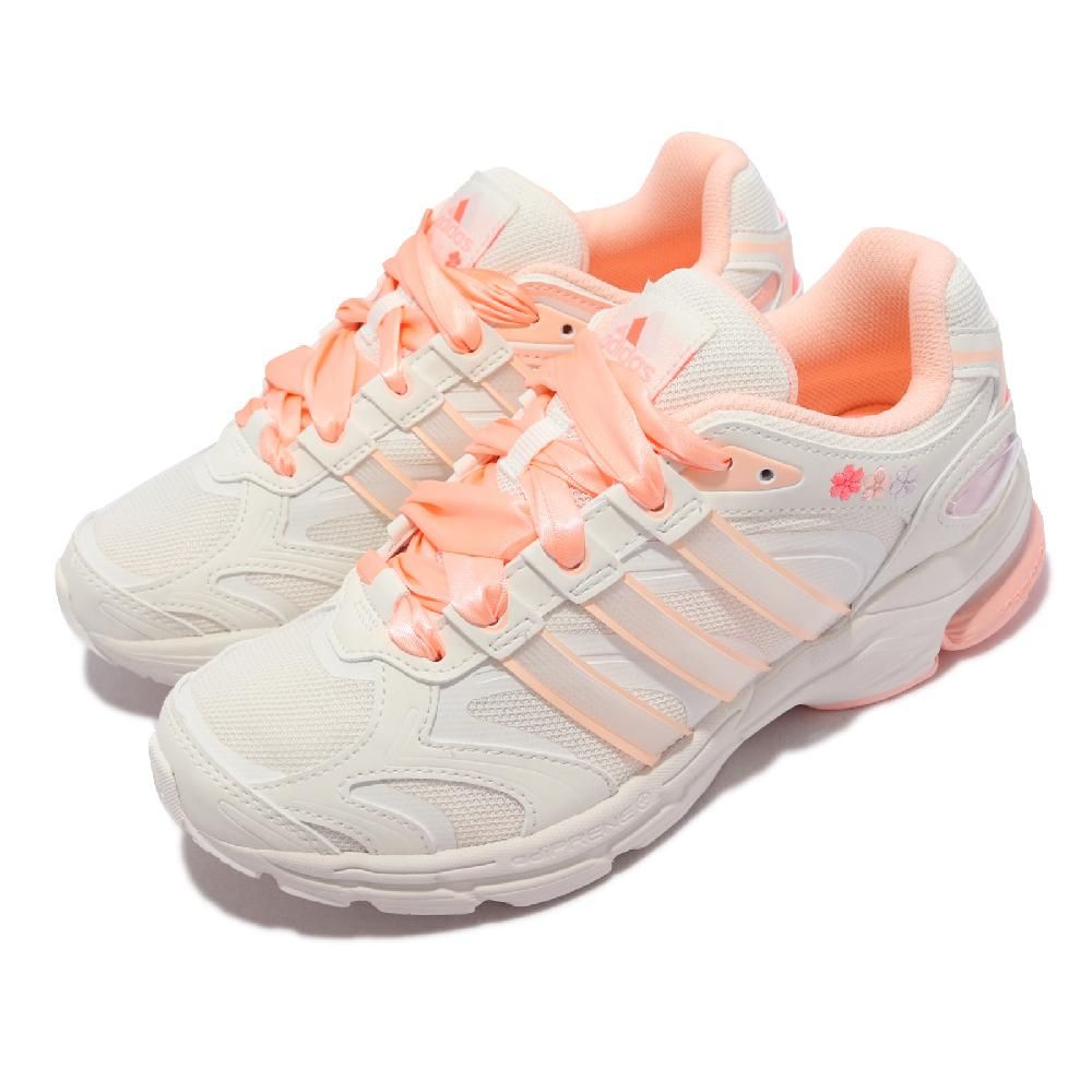 ADIDAS 愛迪達   慢跑鞋 Spiritain 2000 Cherry Blos 女鞋 粉橘 櫻花 螢光色 路跑 運動鞋 HR0456