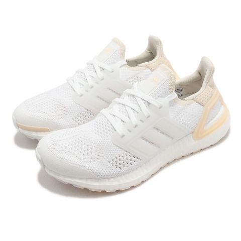 ADIDAS 愛迪達 慢跑鞋 Ultraboost 19.5 DNA W 女鞋 白 橘 針織鞋面 緩震 運動鞋  GZ6469