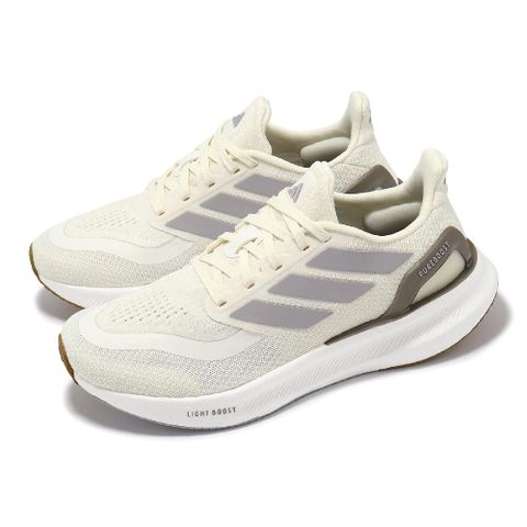 ADIDAS 愛迪達 慢跑鞋 Pureboost 5 W 女鞋 米白 棕 緩衝 回彈 運動鞋 IF9205