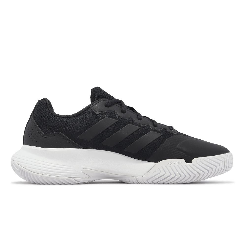 ADIDAS 愛迪達   網球鞋 GameCourt 2 W 女鞋 黑 白 運動鞋 ID1494