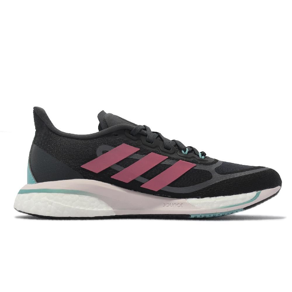 ADIDAS 愛迪達   慢跑鞋 Supernova W 女鞋 黑 粉 緩震 路跑 反光 運動鞋 S42720