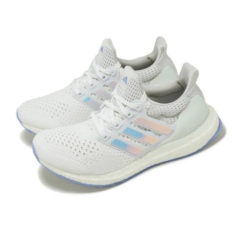 ADIDAS 愛迪達 慢跑鞋 Ultraboost 1.0 W 女鞋 白 藍 銀 緩衝 BOOST 襪套 運動鞋 JH6582