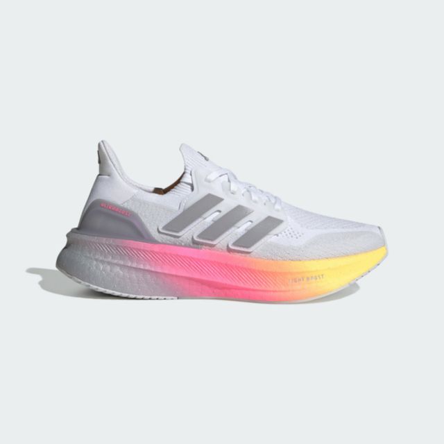 ADIDAS 愛迪達  Ultraboost 5 W [ID8840] 女 慢跑鞋 運動 路跑 緩震 抗扭 耐磨 漸層 白粉