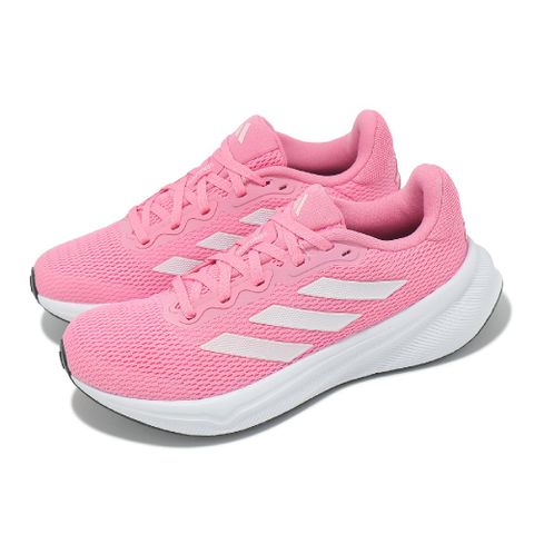 ADIDAS 愛迪達 adidas 愛迪達 慢跑鞋 Response W 女鞋 粉 白 網布 緩衝 運動鞋 IG1413