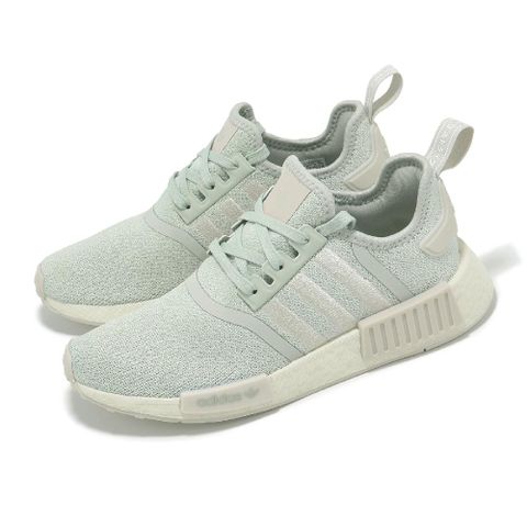 ADIDAS 愛迪達 adidas 愛迪達 休閒鞋 NMD_R1 W 女鞋 銀灰 白 經典 Boost 緩震 IE0595