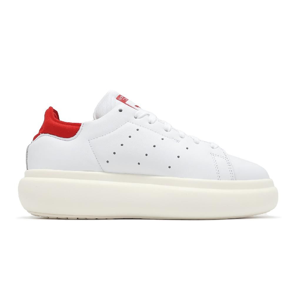 ADIDAS 愛迪達 adidas 愛迪達 休閒鞋 Stan Smith PF W 女鞋 白 紅 厚底 增高 小白鞋 史密斯 IE0452