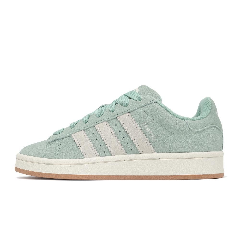 ADIDAS 愛迪達 adidas 愛迪達 休閒鞋 Campus 00s W 綠 白 女鞋 麂皮 復古 三葉草 JI1984