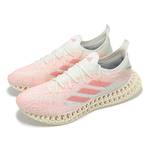 ADIDAS 愛迪達 adidas 愛迪達 慢跑鞋 4DFWD X STRUNG 女鞋 粉 綠 4D 緩衝 透氣 運動鞋 ID8890